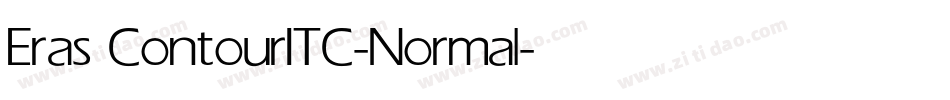 Eras ContourITC-Normal字体转换